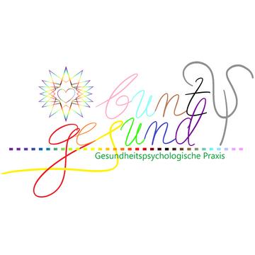 Frontend logo buntgesund quadratisch wei